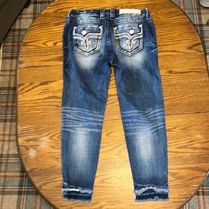 Rock Revival Betty Mid-Rise Ankle Skinny 30X26